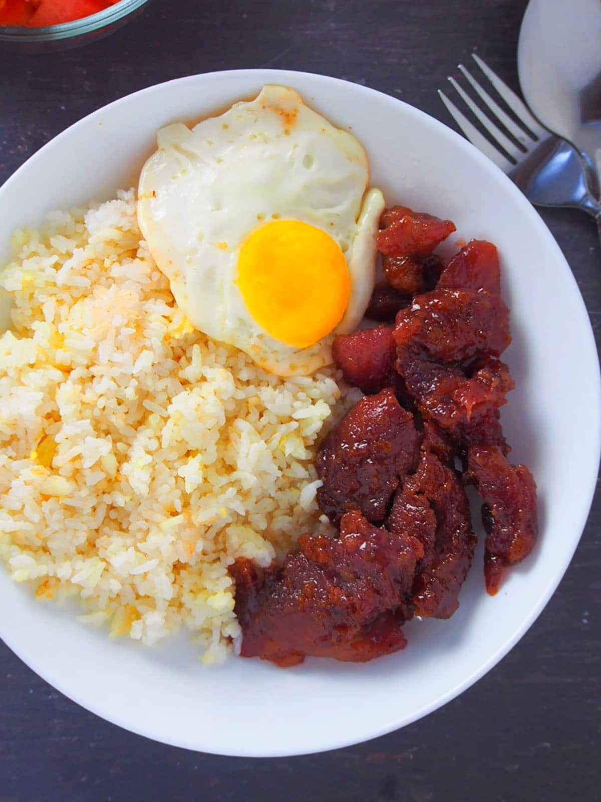 Pork Tocino with Egg